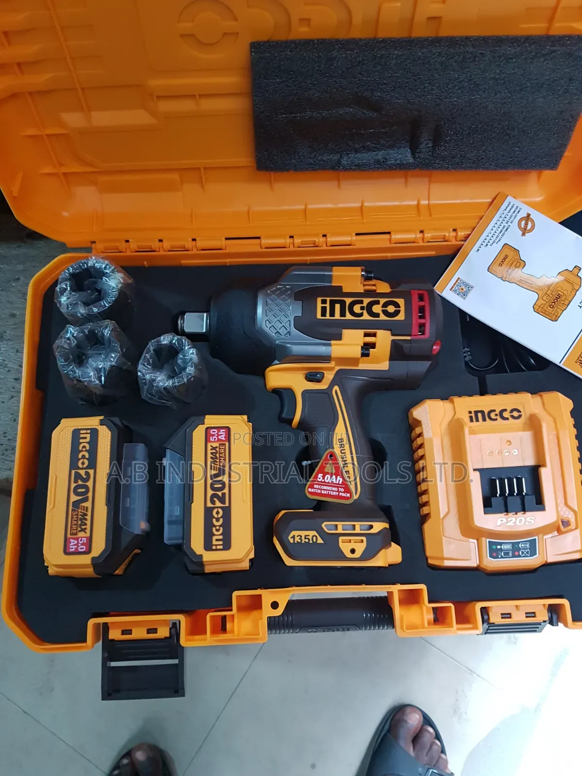 20v Brushless Cordless Impact Wrench