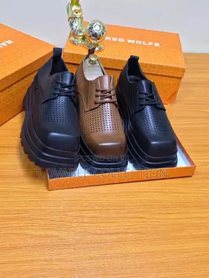 Naked Wolfe Autumn/Winter Platform Lace-Up Shoes for Men