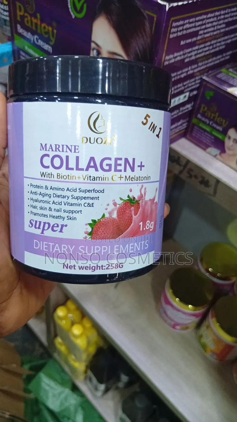 Marine Collagen + With Biotin + Vitamin C +Melatonin