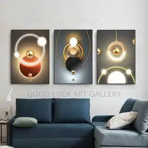 3 Pieces Abstract Canvas Wall Art Set