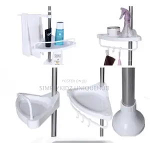 Bathroom and Kitchen Corner Shelf