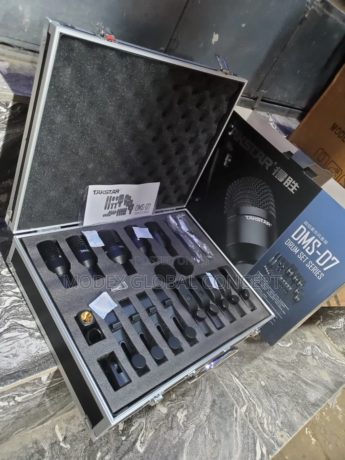 Takstar DMS-D7 Drum Microphone Set.