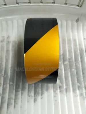 2" Adhesive Reflative Tap Yellow Black