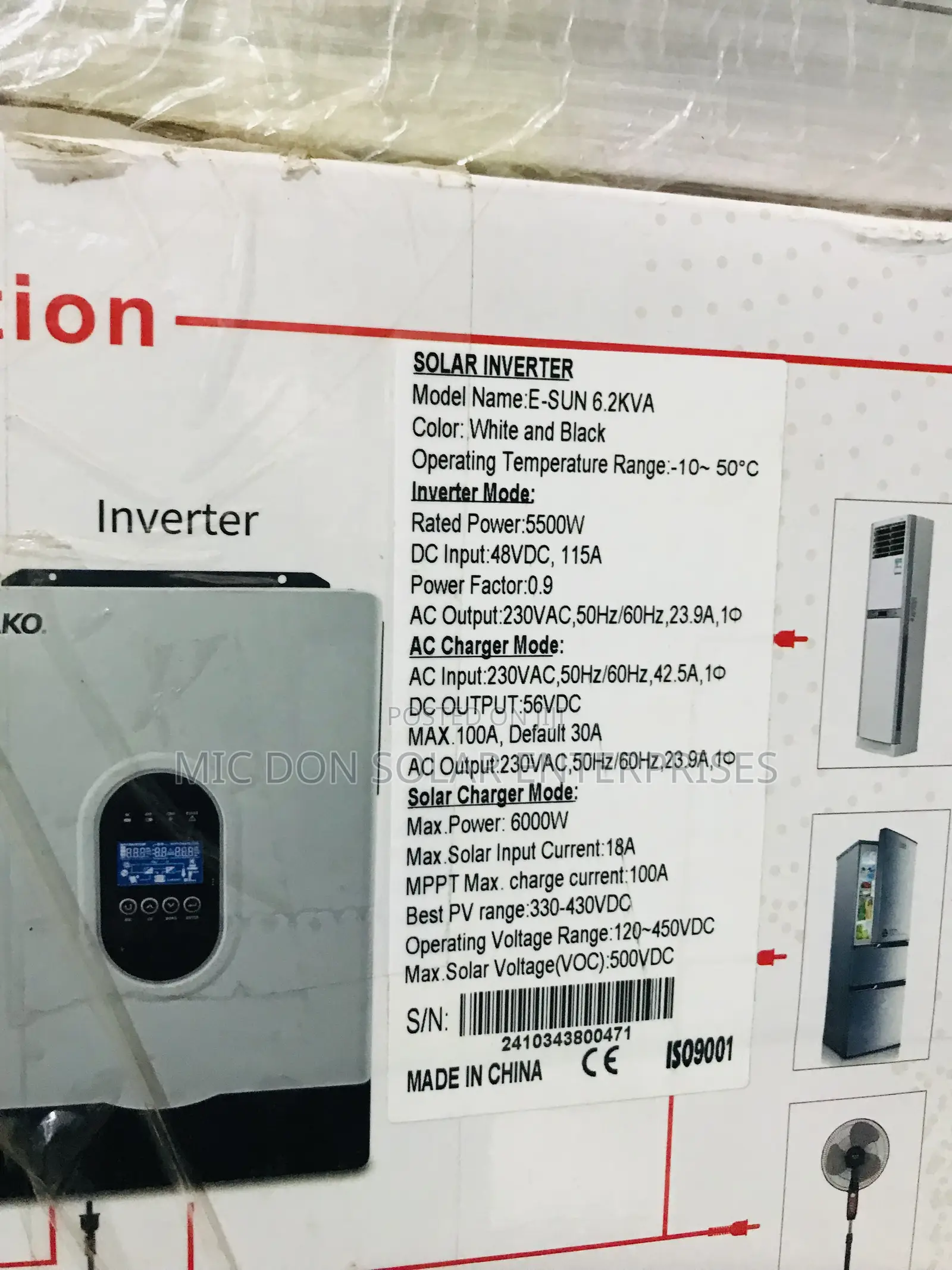 Sako 6.2kva Inverter