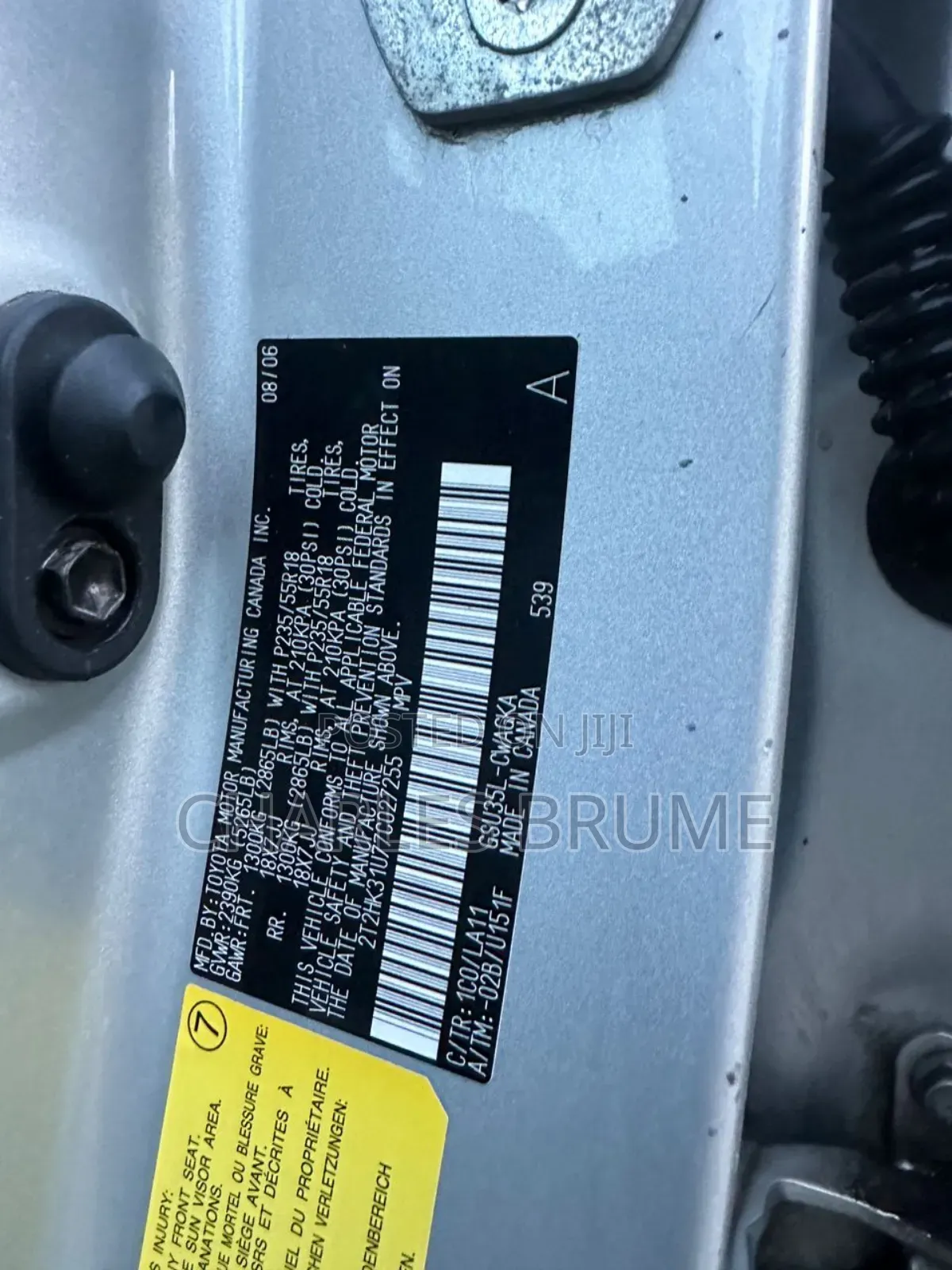 Lexus RX 350 2008 Gold