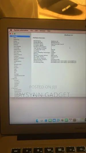Laptop Apple MacBook Air 2017 8GB Intel Core i5 SSD 256GB