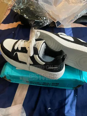 Black and White Sneakers