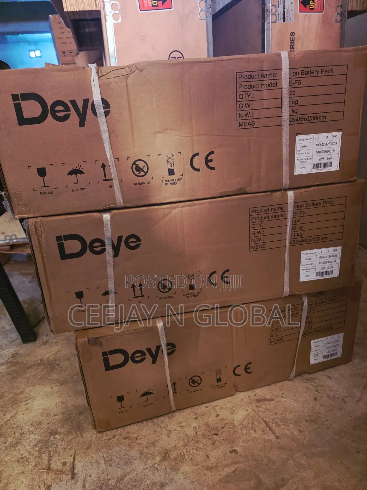 Deye 5kwh 51.2v Lithium Ion Battery