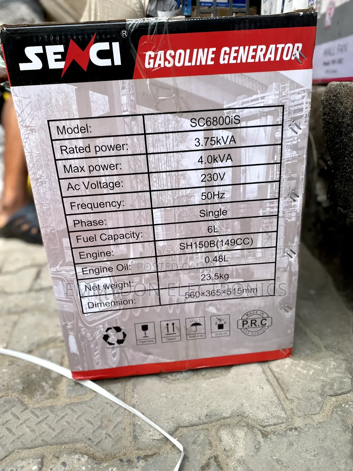 Senci Sc6800is Super Silent Generator