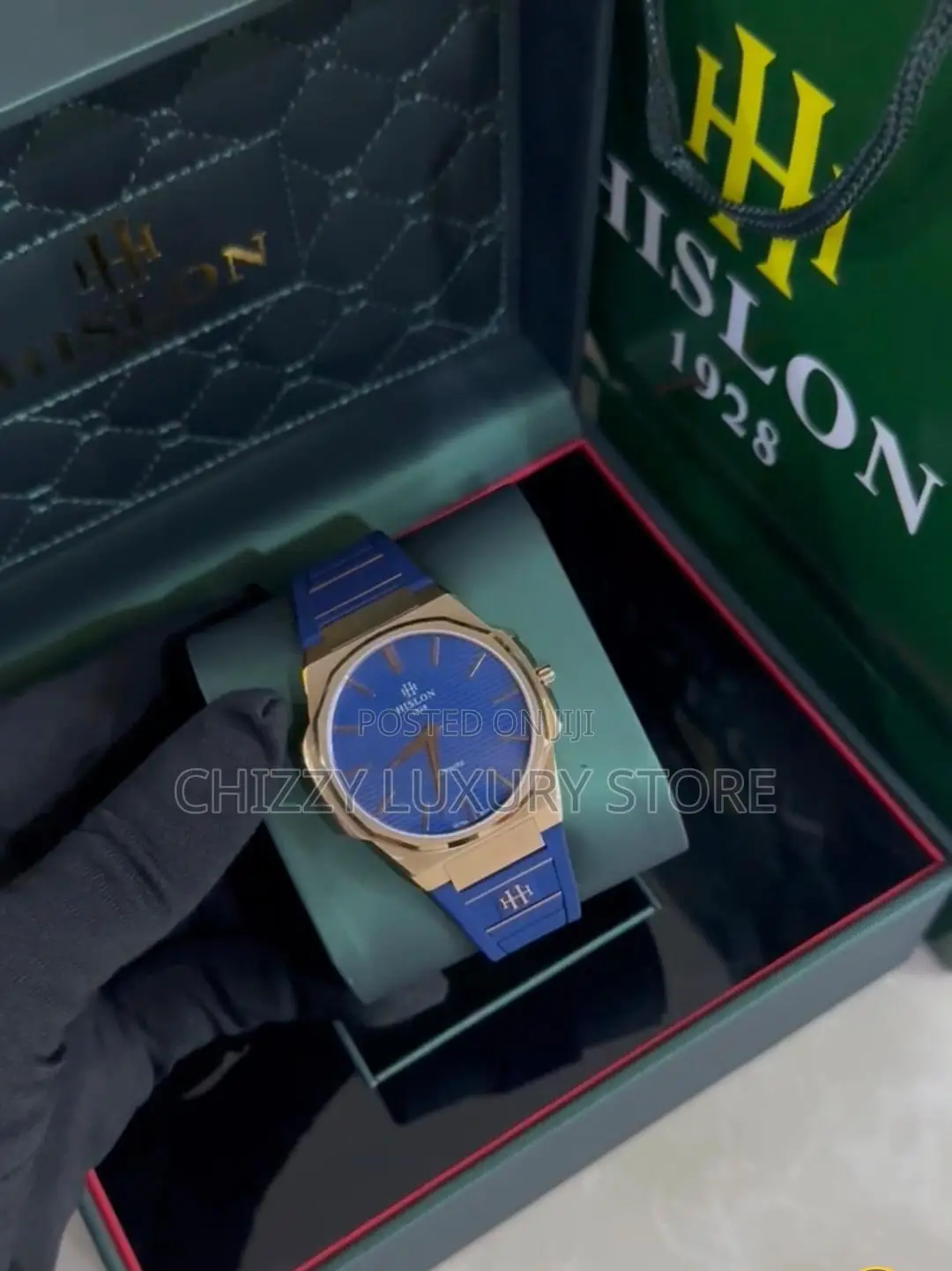 Hilson Quality Luxury Men Automatic Engine Wristwatch