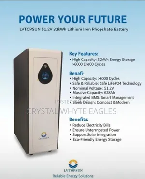 Lvtopsun 32kwh Lithium Iron Phosphate Battery