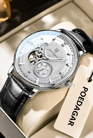 Original Poedagar Leather Wristwatch