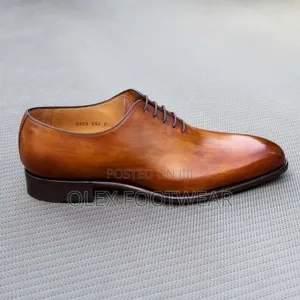 Black and Brown Wholecut Oxford Shoe