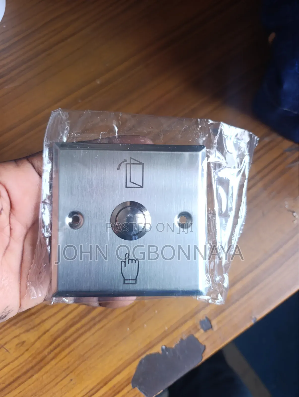 Stainless Steel Exit Button