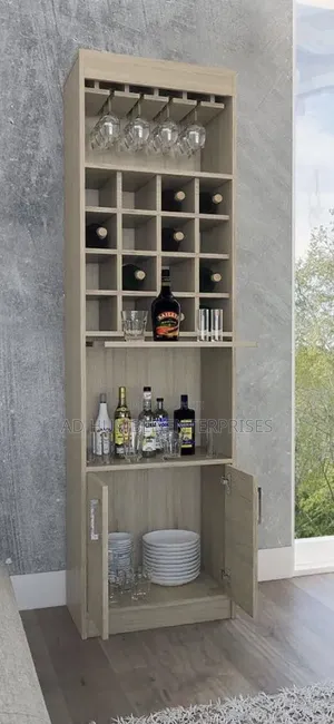 Wooden Storage Shelves With Carbord