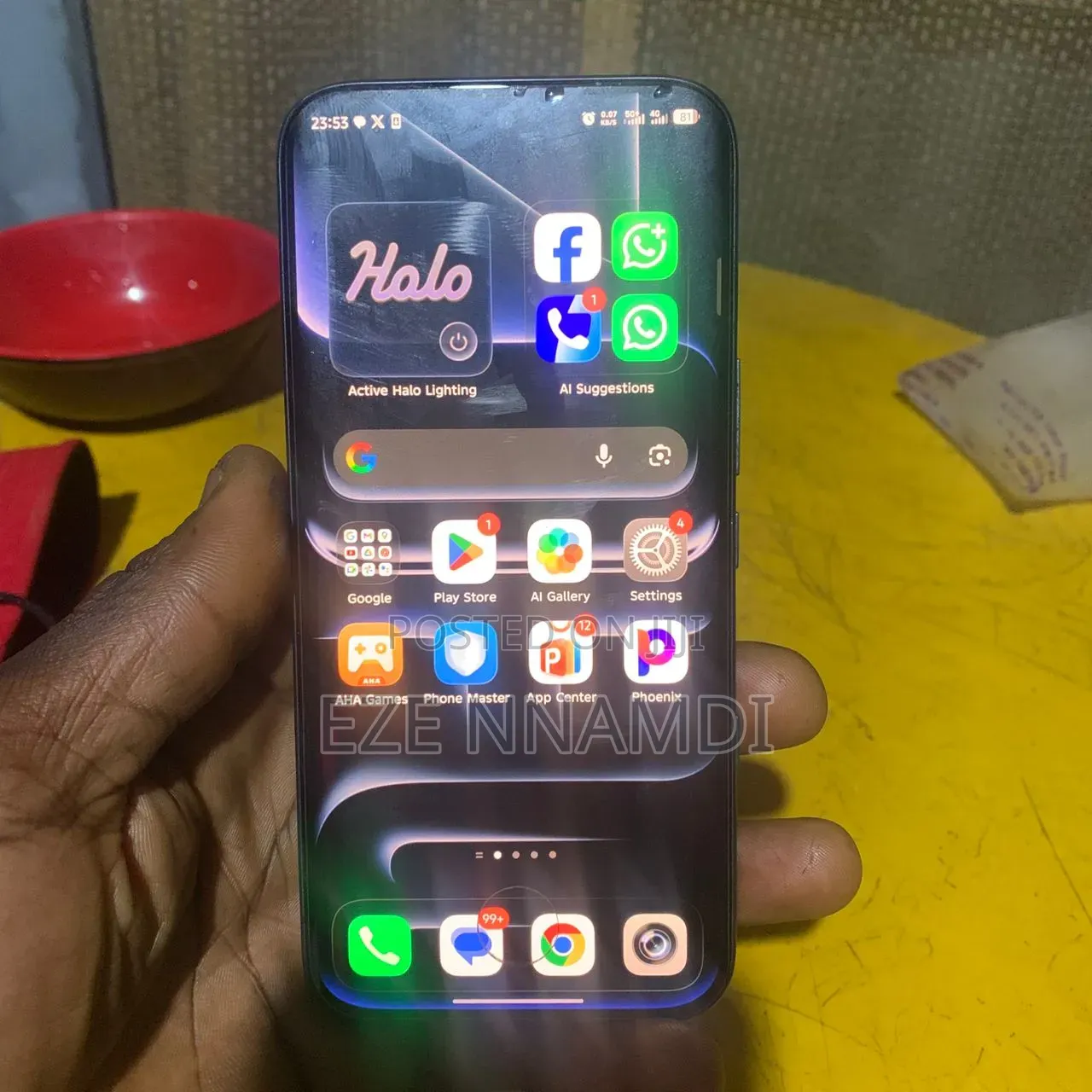 Infinix Note Edge 128 GB Blue