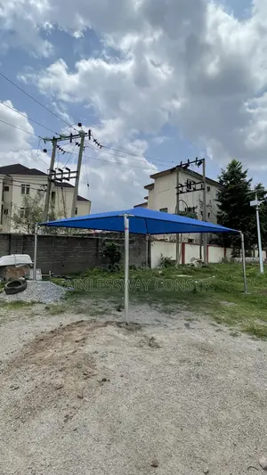 Carport for Two Cars Blue Comfort