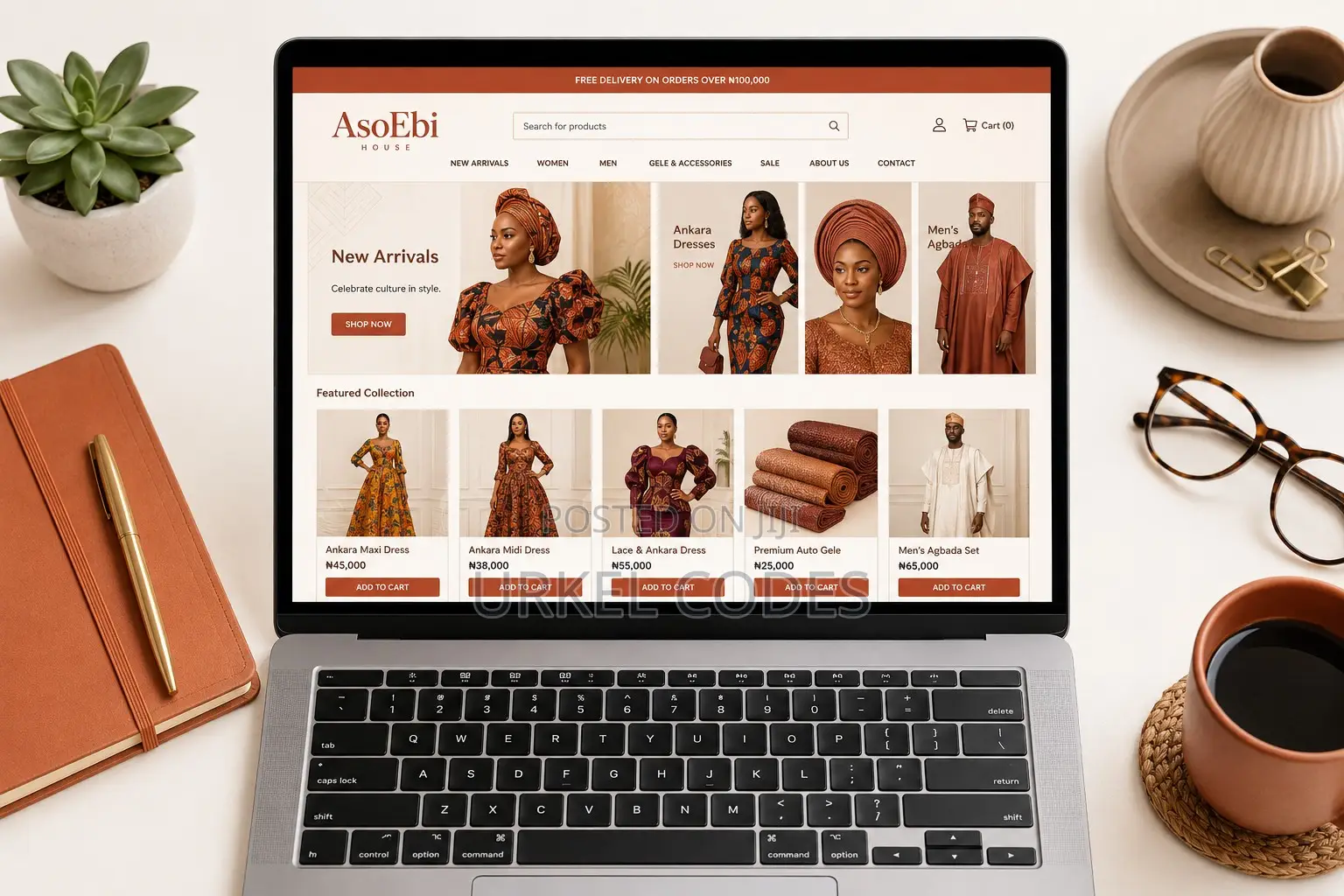 E-Commerce Website Development,Sell Online With Paystack Flutterwave
