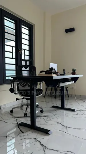 Home/Office Smart Sit-Stand Gaming Desk and Ergonomic Mesh Chair