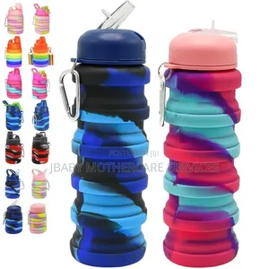 Silicone Squishy/Collapsible Drinking Water Bottle 500ml