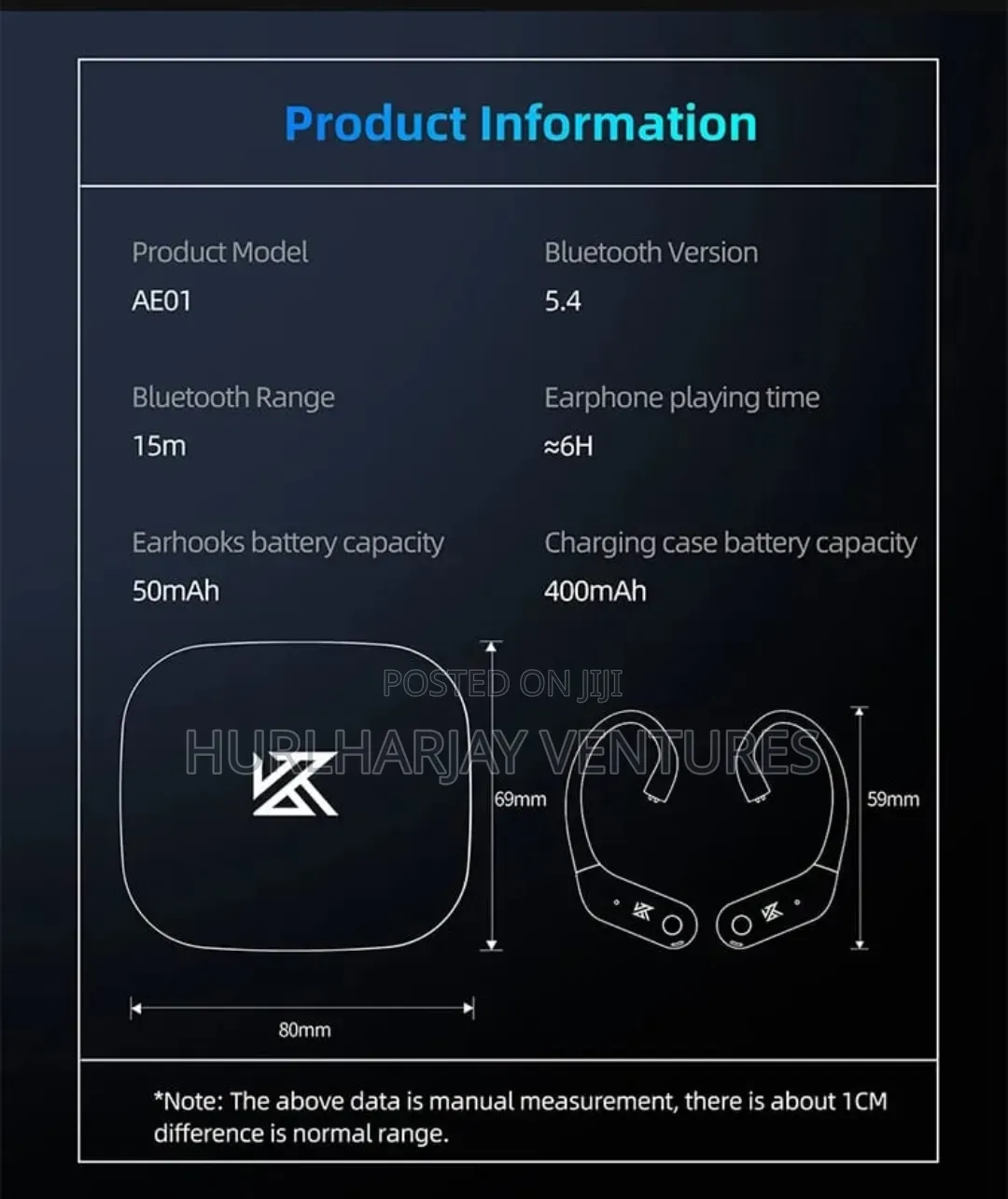 Kz Ae01 Wireless Ear Hook Module