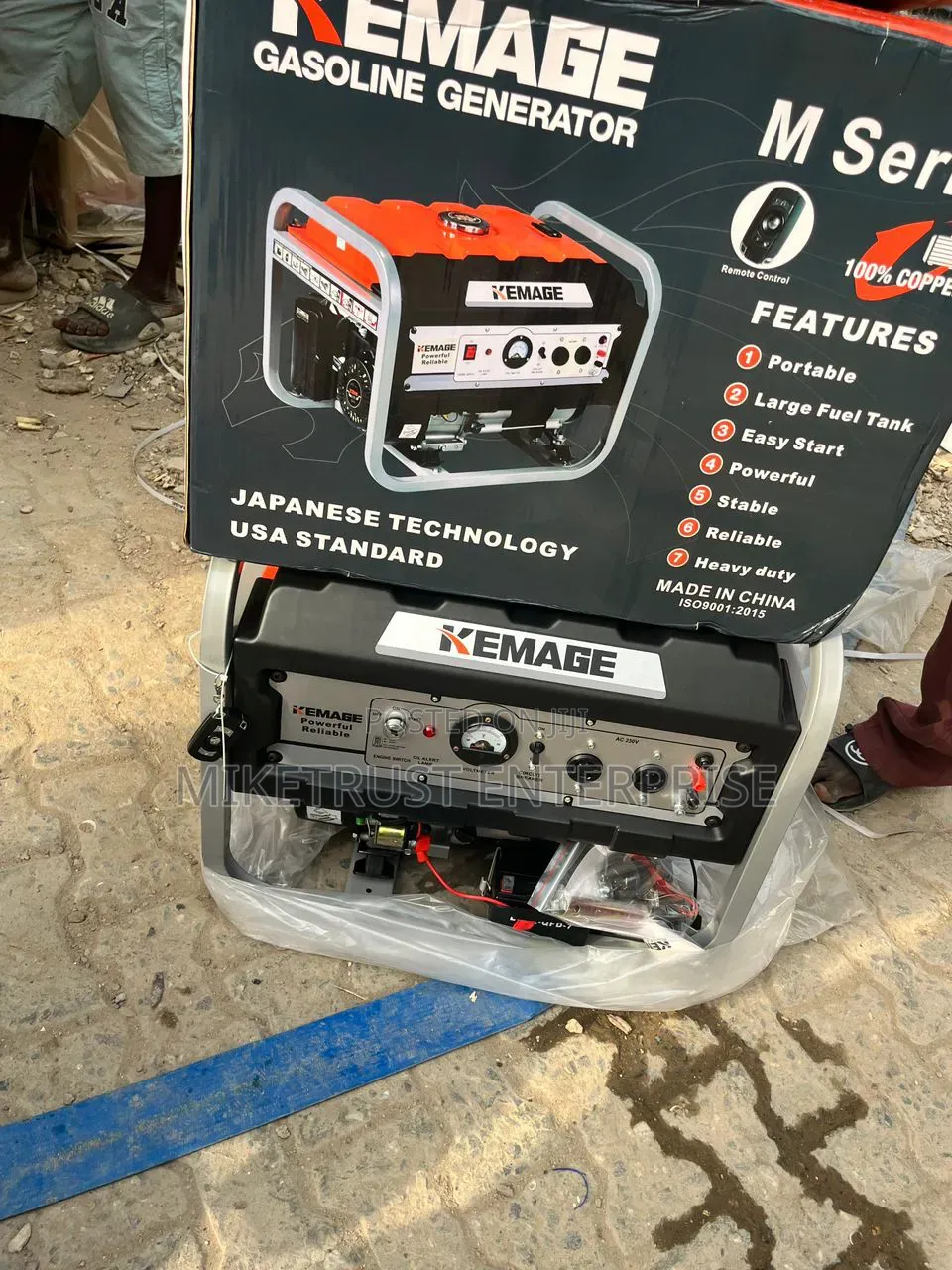 Trusted Kemage 5.5kva Remote Control Petrol Generator