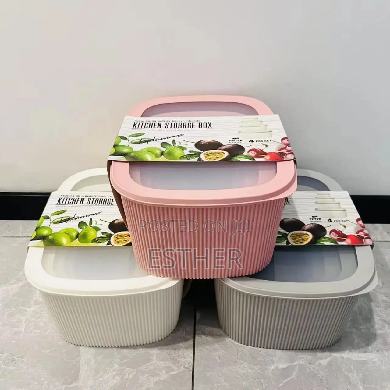 4pcs Food Storage Containers