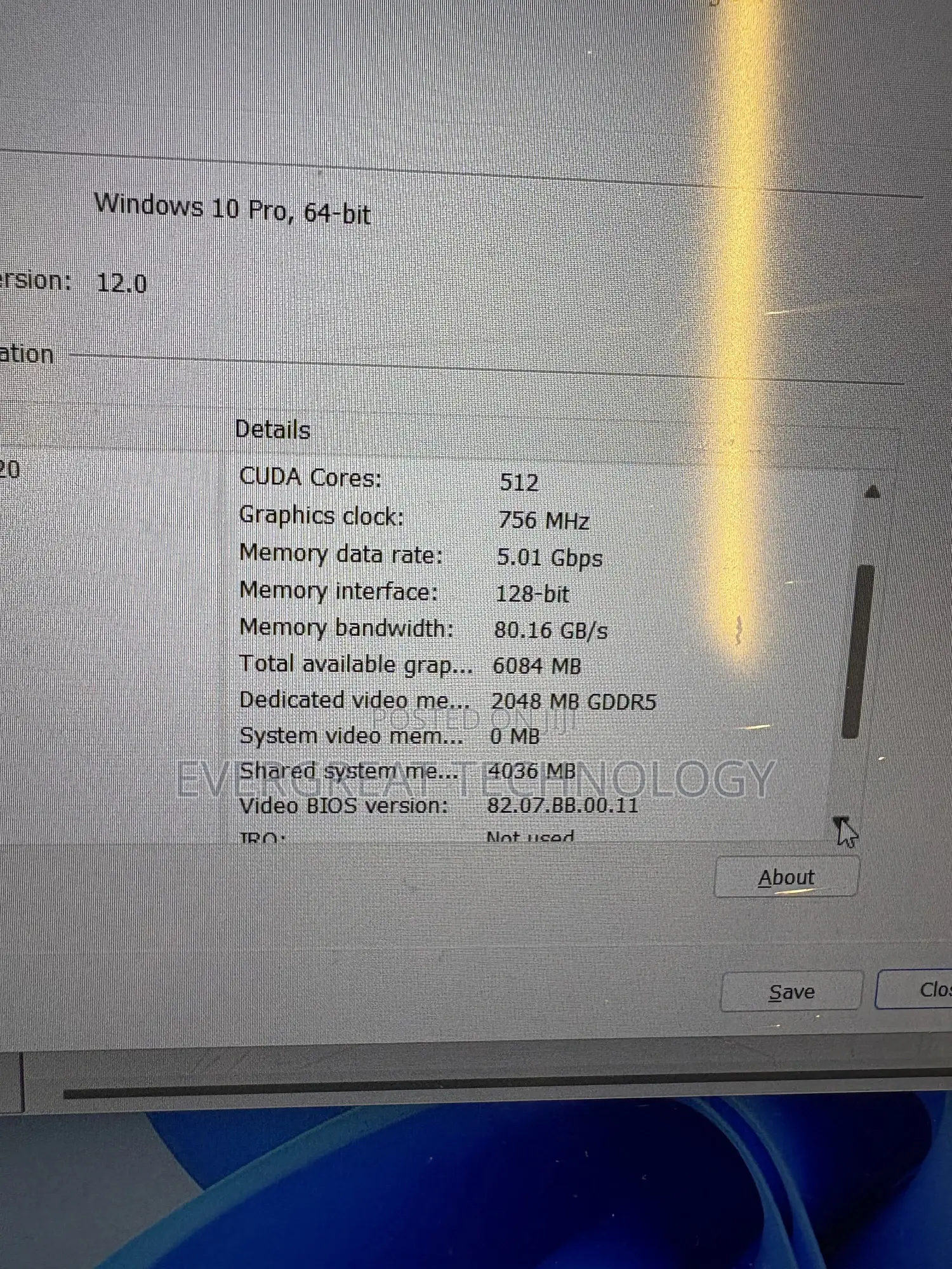 Laptop Dell Precision 3520 16GB Intel Core i7 SSD 256GB