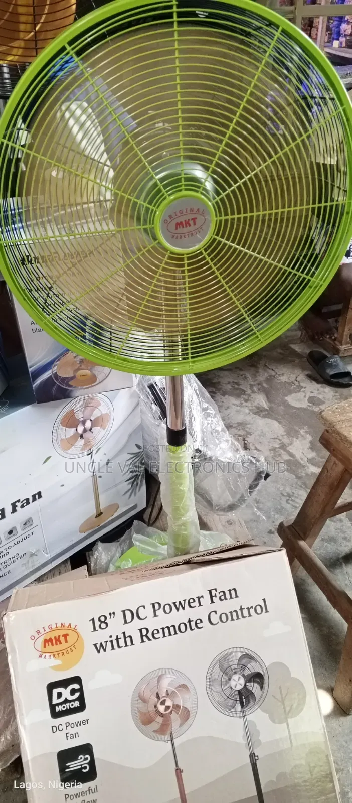 MKT 18" Dc Power Fan (Green)