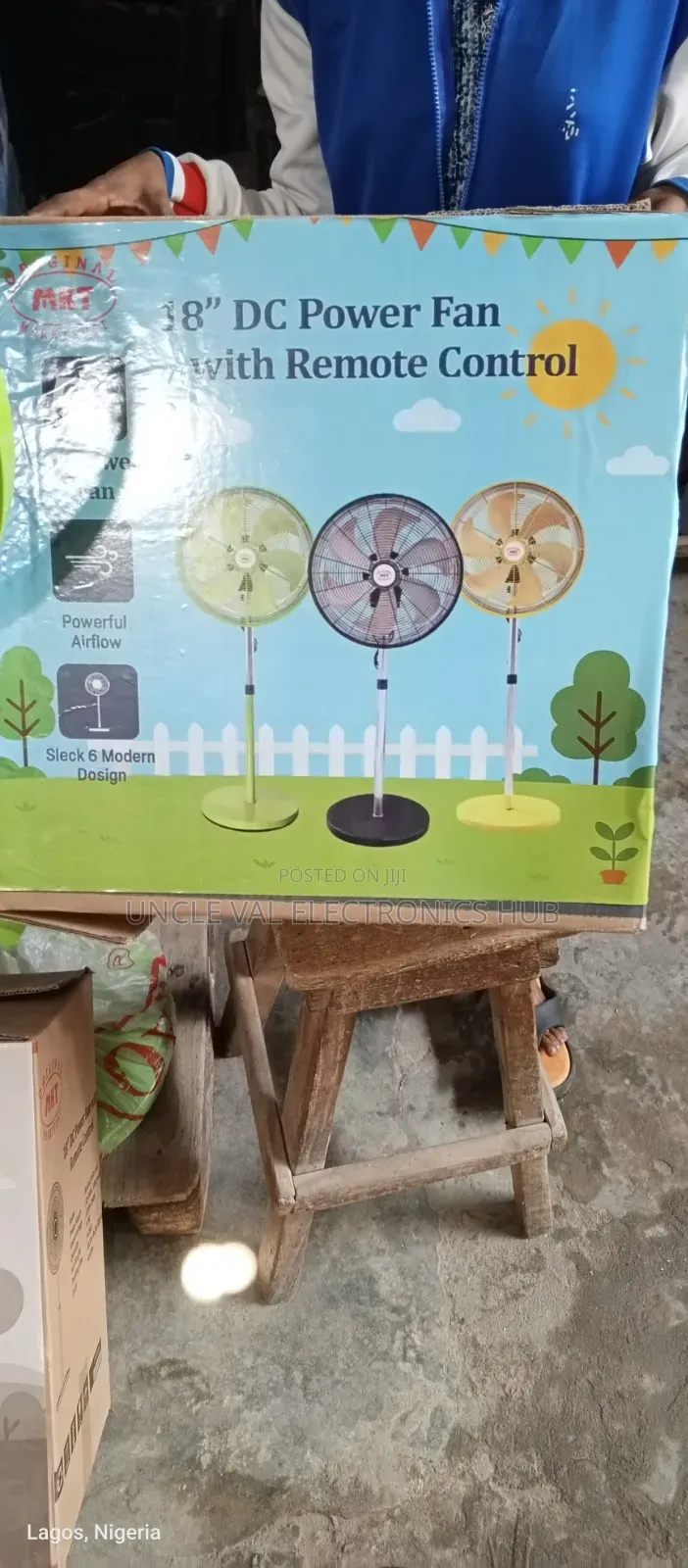 MKT 18" Dc Power Fan (Green)