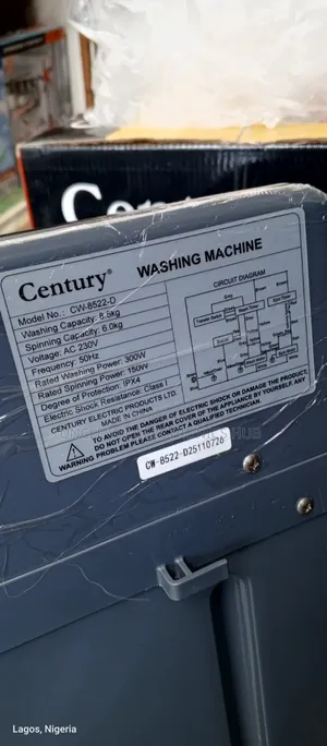 Century 8.5kg Topload Washing Machine