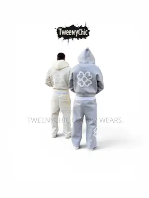Luxury Clover Tracksuit Set - Premium Quality (Grey / Navy / Green)