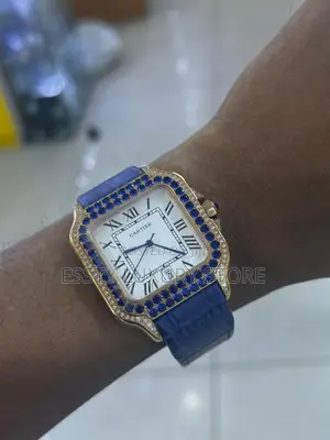 High Quality Luxury Cartier Leather Wristwatch