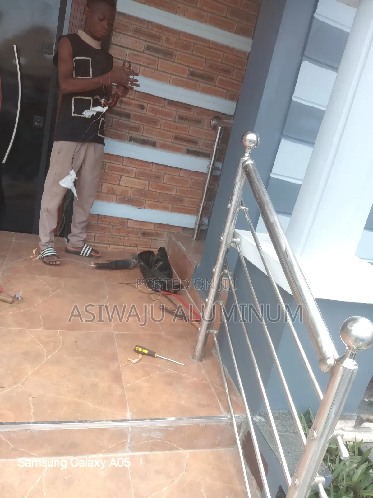Stainless Handrails Installation