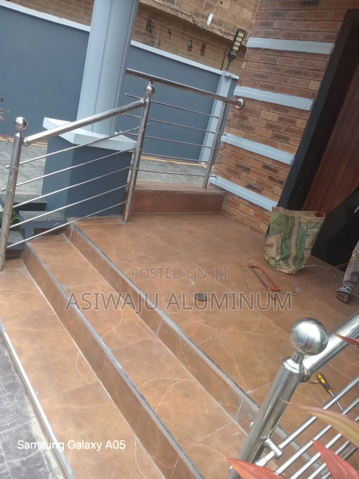 Stainless Handrails Installation