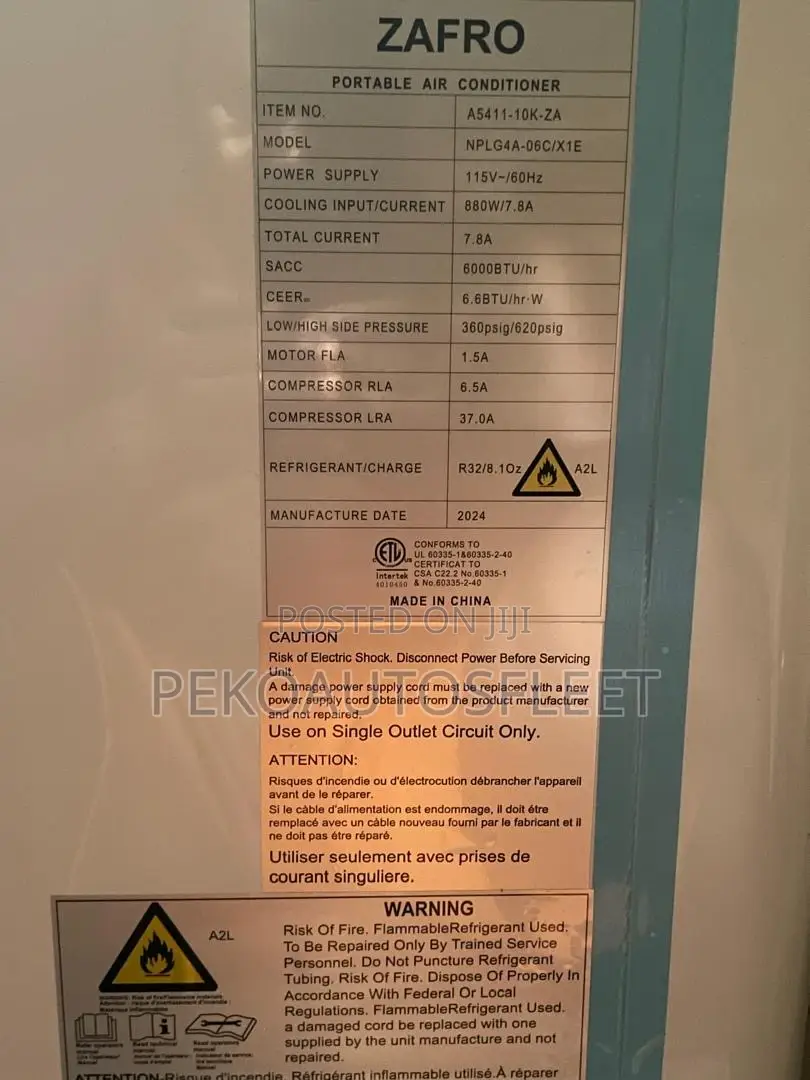 120v Mobile Ac Standing Unit
