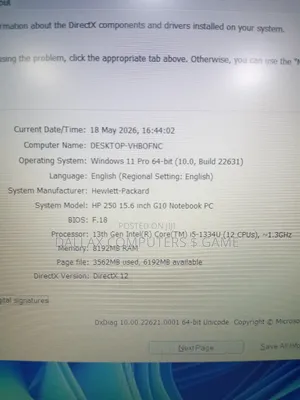 Laptop HP 250 G10 8GB Intel Core i5 SSD 512GB