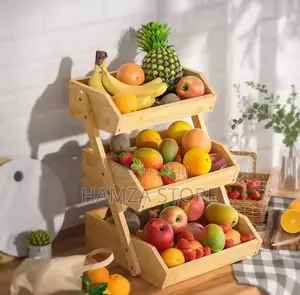 Wooden Fruit and Vegetables Storage Rack
