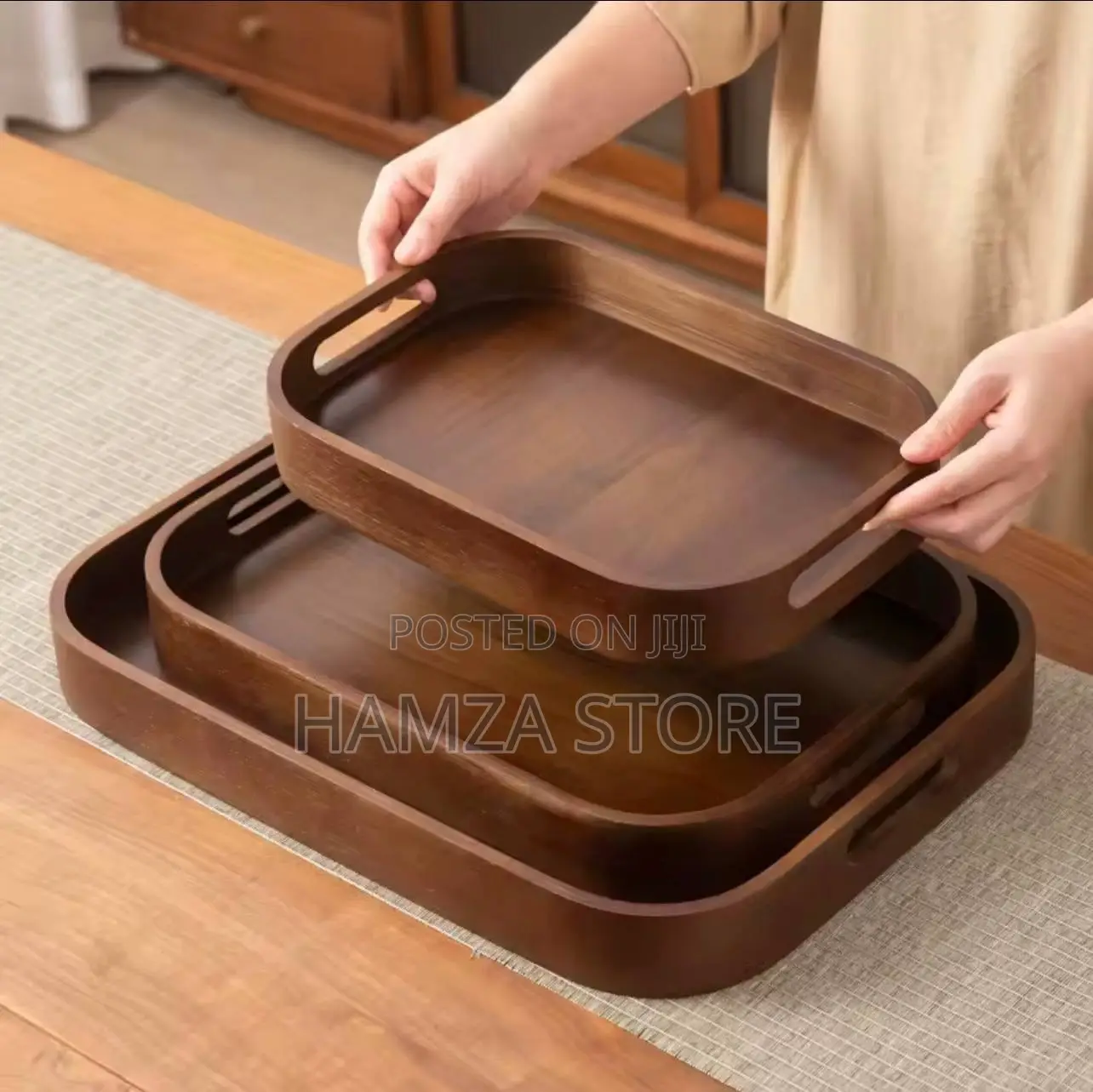 3pcs Wooden Tray