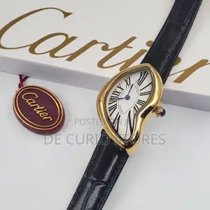 Cartier Female Watch Leather Strap