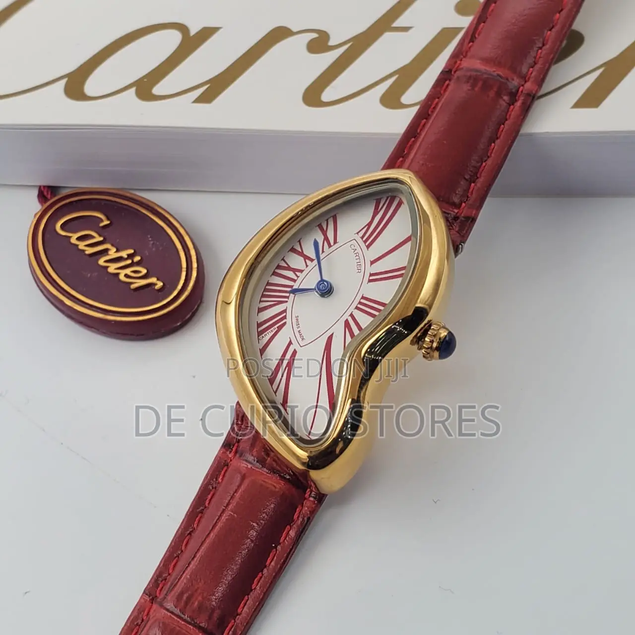 Cartier Female Watch Leather Strap