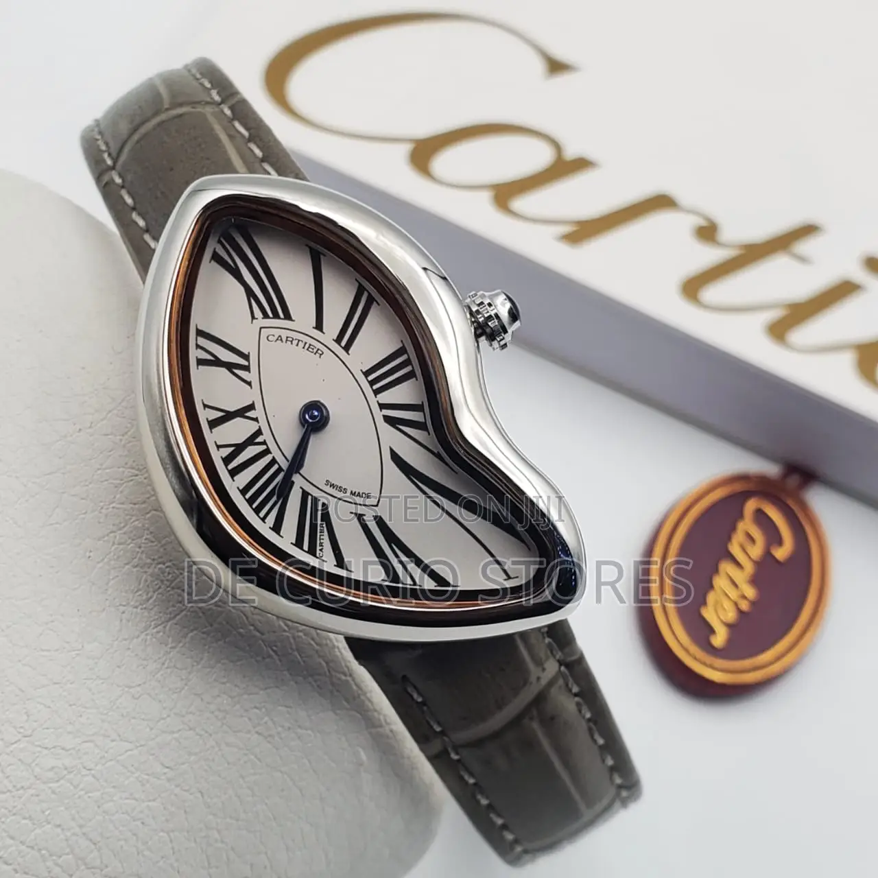 Cartier Female Watch Leather Strap