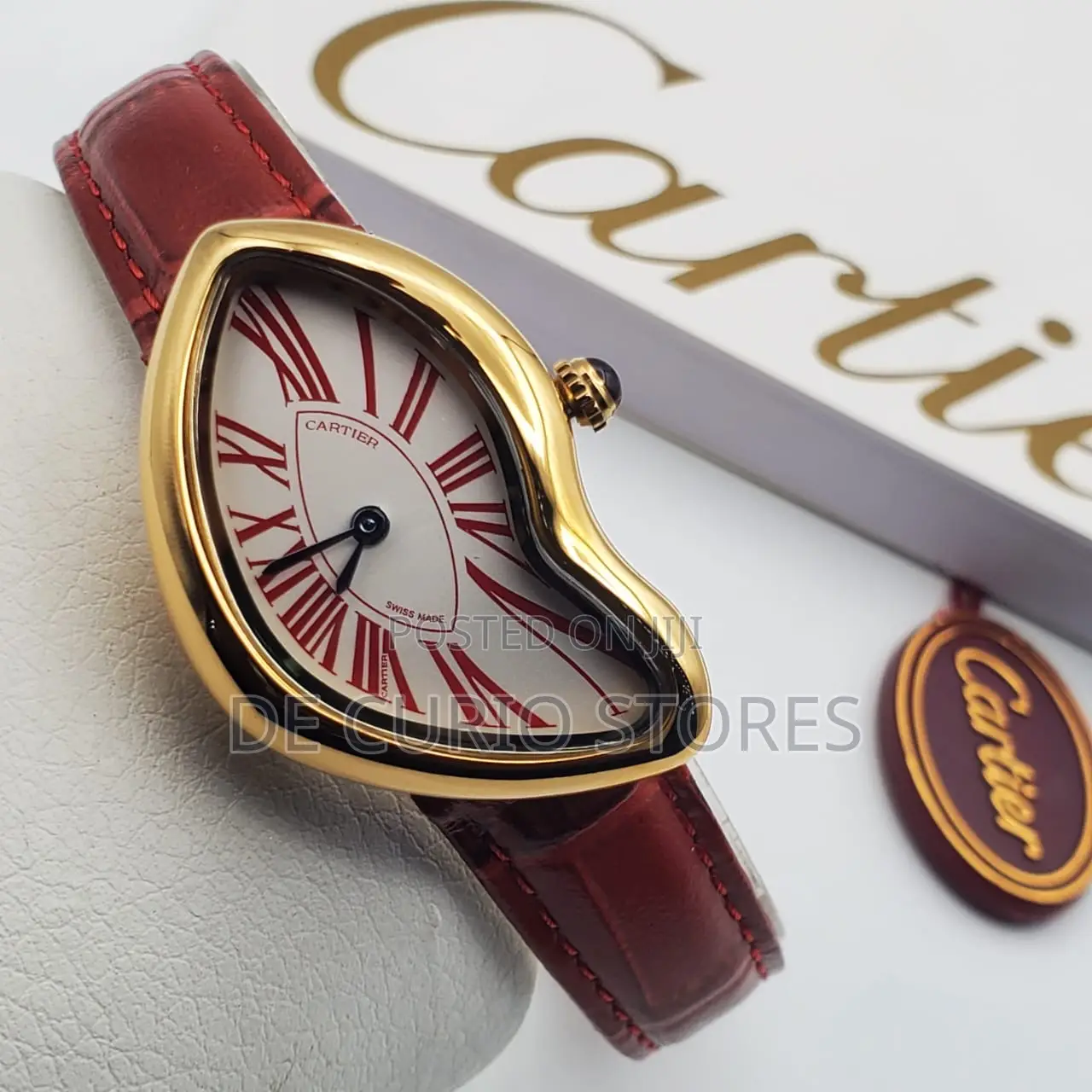 Cartier Female Watch Leather Strap