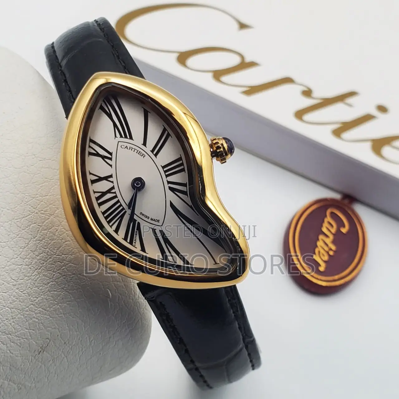 Cartier Female Watch Leather Strap