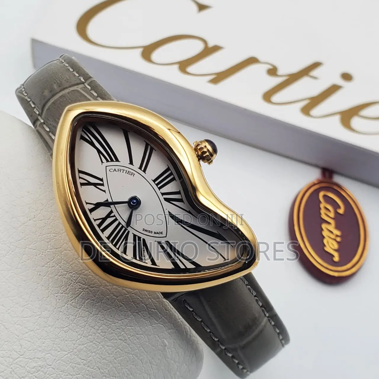 Cartier Female Watch Leather Strap