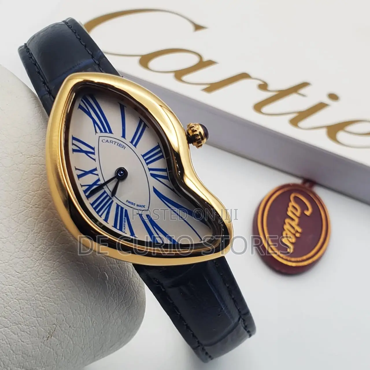 Cartier Female Watch Leather Strap