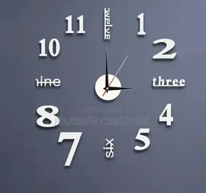 Modern Diy Self-Adhesive Clock