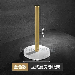 Luxury Gold Marble Base Kitchen Paper Holder