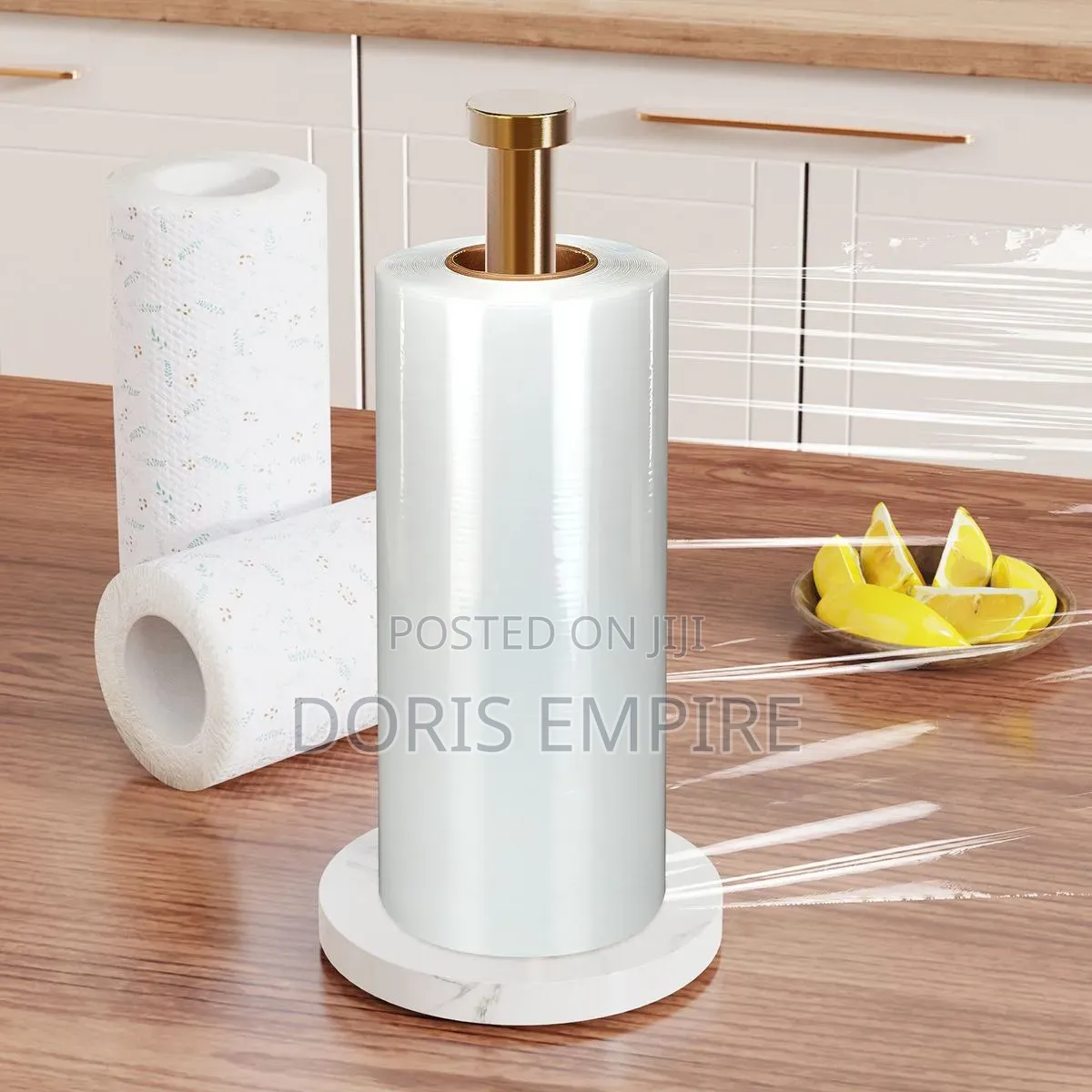 Luxury Gold Marble Base Kitchen Paper Holder