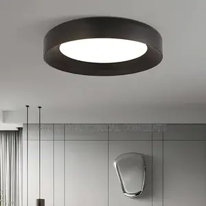 Modern Minimalism Black Round Led Ceiling Lights Lighting Bedroom